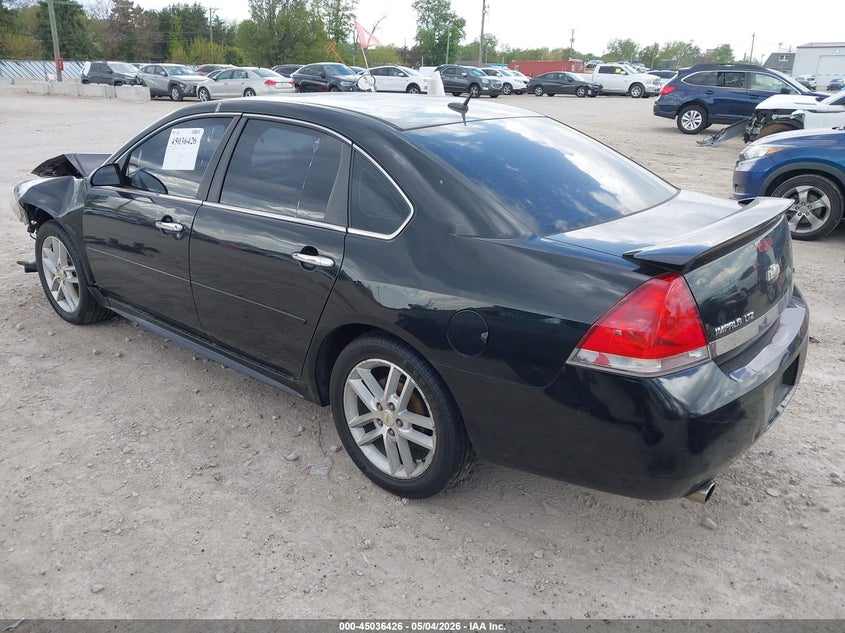 2011 Chevrolet Impala 3.9 Ltz black Lot 111045036426 Vin 2G1WC5EM2B1116309