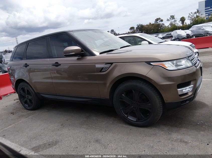 2014 Land Rover Range Rover Sport 3.0L V6 Supercharged Hse VIN: SALWR2WF7EA373361 Lot: 45036528
