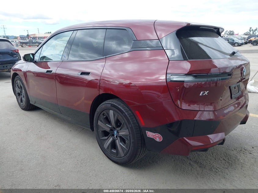 Vin: wb523cf0xsct18763, lot: 45534091, bmw ix xdrive50 20253