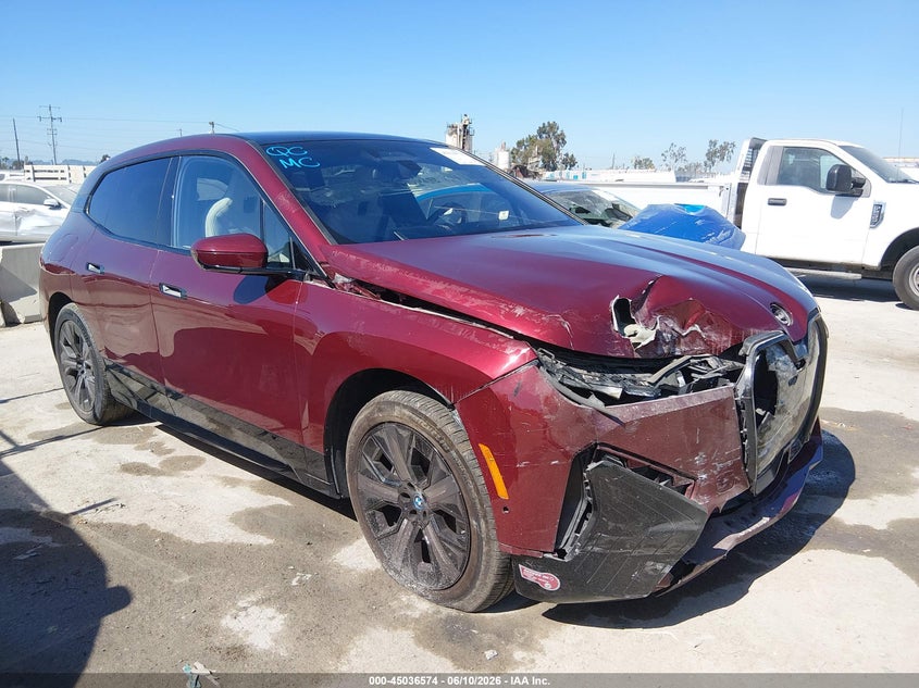 Vin: wb523cf0xsct18763, lot: 45534091, bmw ix xdrive50 2025 img_1