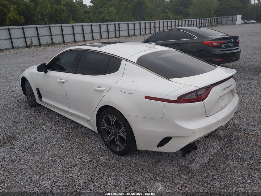 Vin: knae15la4l6084407, lot: 45534115, kia stinger gt-line 20203