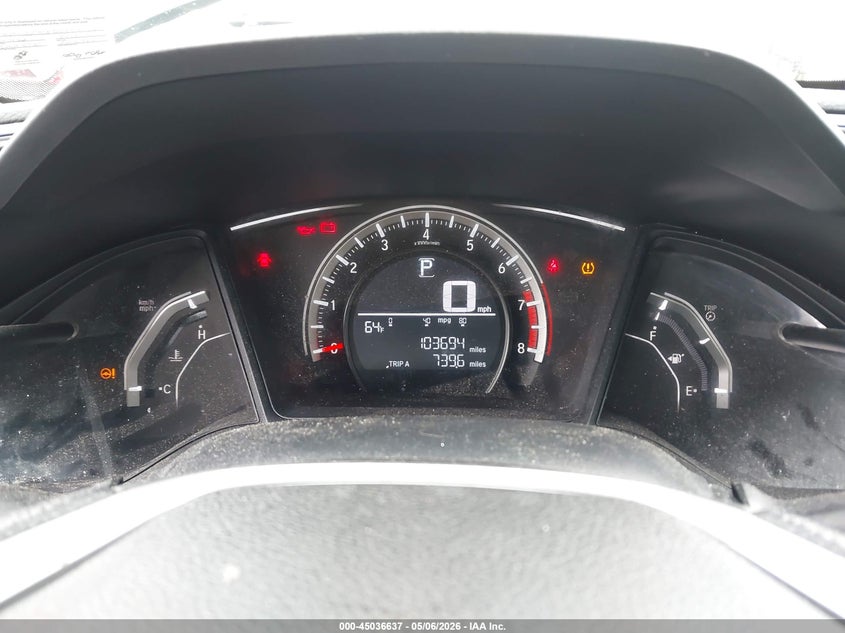 2016 HONDA CIVIC auction photo 7
