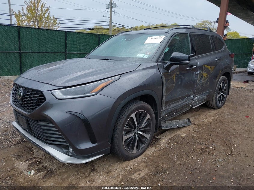 Vin: 5tdlzrbh1ns237890, lot: 45534178, toyota highlander xse 20222