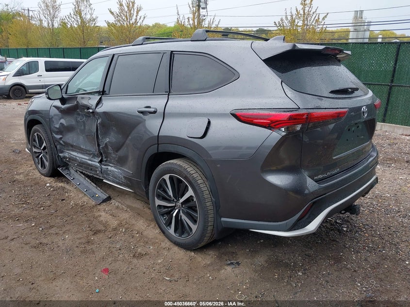 Vin: 5tdlzrbh1ns237890, lot: 45534178, toyota highlander xse 20223