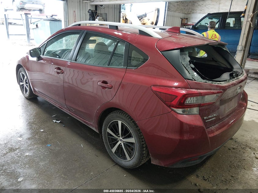 Vin: 4s3gtad66l3731836, lot: 45534202, subaru impreza premium 5-door 20203