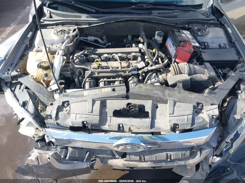 2012 Ford Fusion 2.5 Se Grey Lot 111045036686 Vin 3FAHP0HA3CR445807