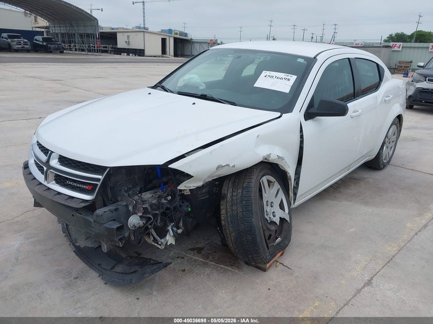 2013 Dodge Avenger Se 1C3CDZAB2DN752110 photo 1