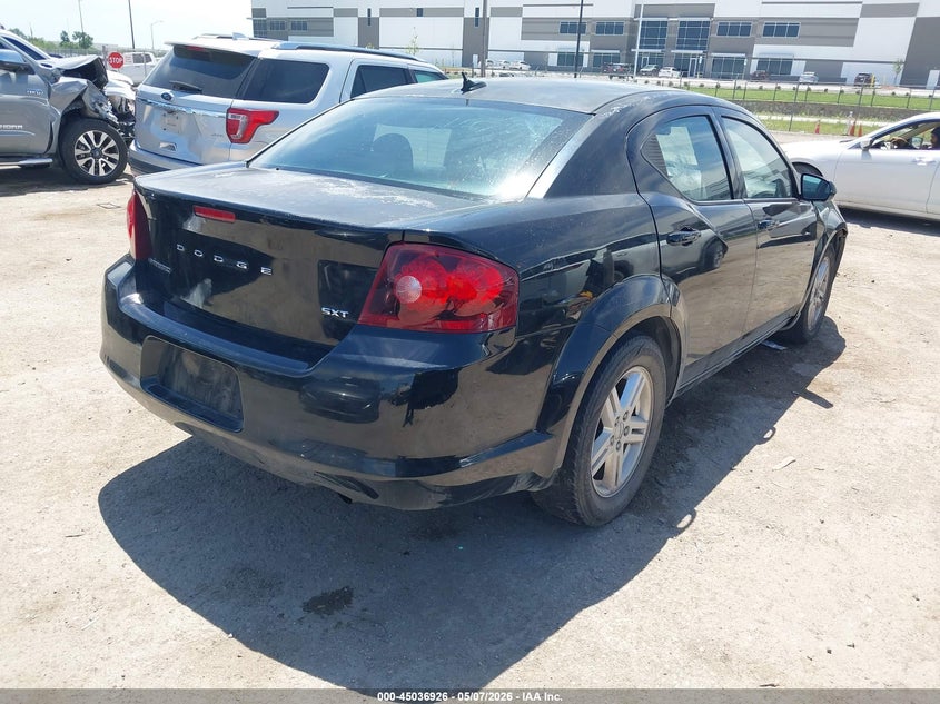 Vin: 1c3cdzcbxcn221054, lot: 45534444, dodge avenger sxt 20124
