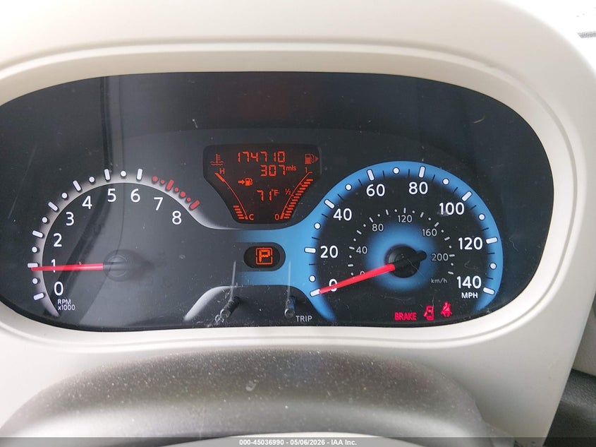 2011 Nissan Cube 1.8Sl VIN: JN8AZ2KRXBT201945 Lot: 45036990