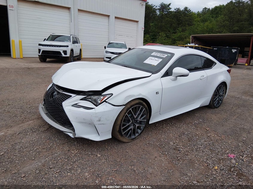 Vin: jthha5bc6h5004877, lot: 45534561, lexus rc 200t 20172