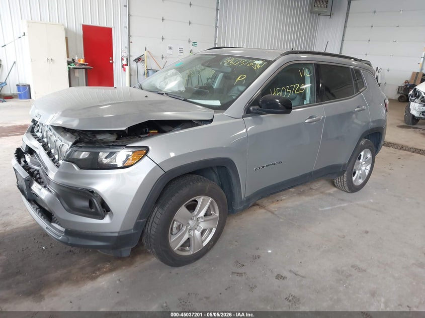 Vin: 3c4njdbb5nt216848, lot: 45534718, jeep compass latitude 4x4 20222