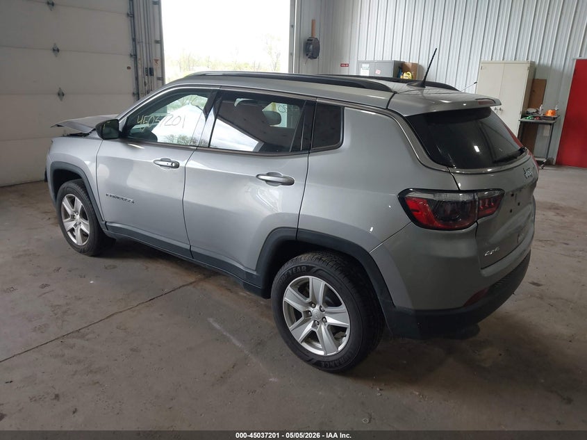 Vin: 3c4njdbb5nt216848, lot: 45534718, jeep compass latitude 4x4 20223