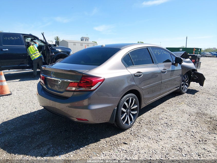 Vin: 19xfb2f90fe062178, lot: 45534759, honda civic ex-l 20154