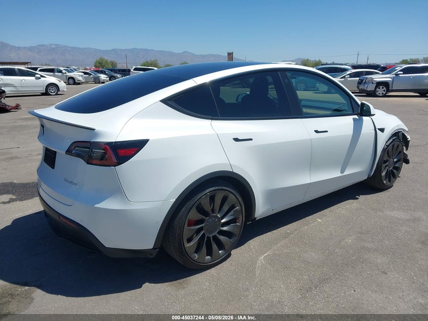 Vin: 7saygdef4nf395556, lot: 45534761, tesla model y performance dual motor all-wheel drive 20224