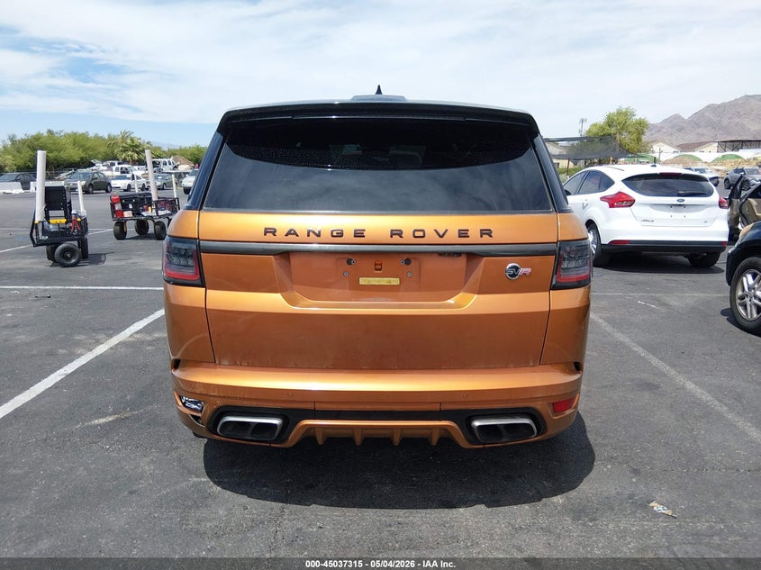 2020 Land Rover Range Rover Sport Svr VIN: SALWZ2RE2LA724399 Lot: 45037315