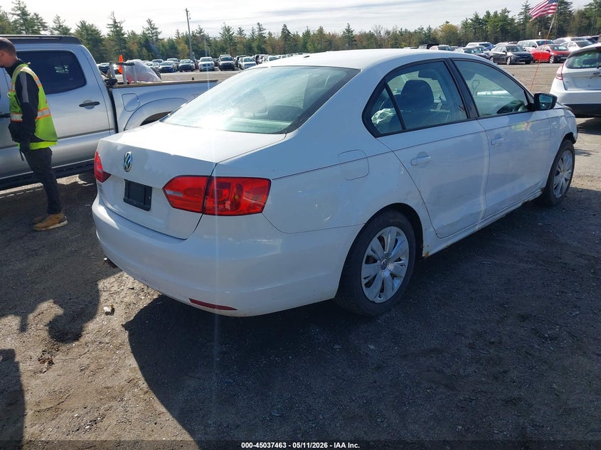 2011 VOLKSWAGEN JETTA SEDAN 2.0L I-4 115HP