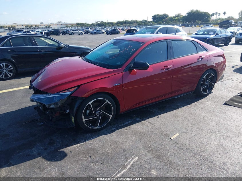 2023 Hyundai Elantra N Line KMHLR4AFXPU465641 photo 1