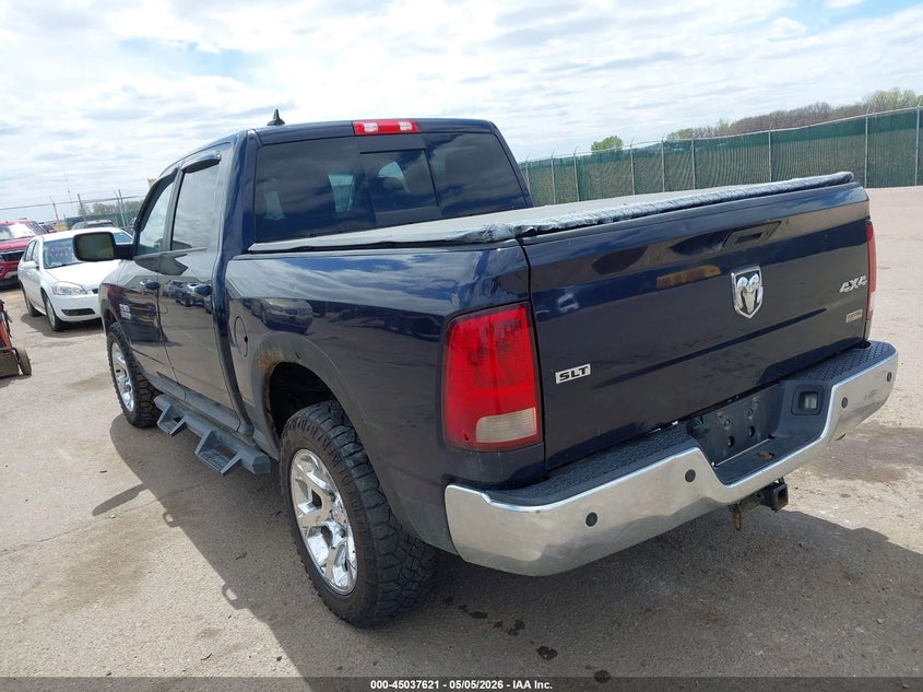 Vin: 1c6rr7lp5ds604871, lot: 45535138, ram 1500 slt 20133