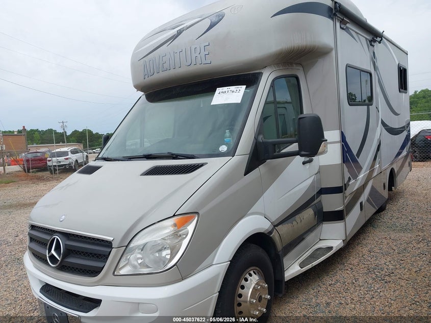 2013 Mercedes-benz Sprinter 3500 grey Lot 111045037622 Vin WDAPF4CC2D9550198