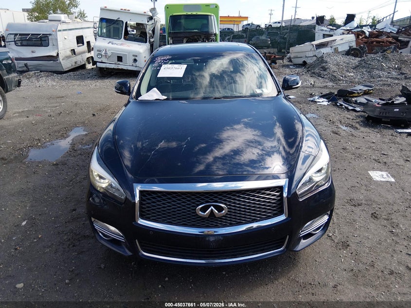 2016 Infiniti Q70L 3.7X VIN: JN1BY1PR2GM721227 Lot: 45037661