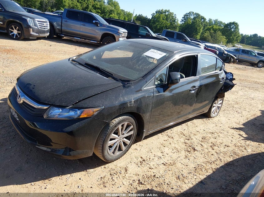 2012 Honda Civic Ex-L 2HGFB2F92CH587566 photo 1