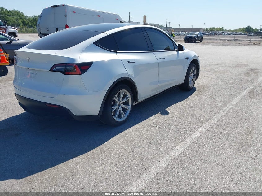 Vin: 5yjygded4mf107545, lot: 45535388, tesla model y standard range rear-wheel drive 20214