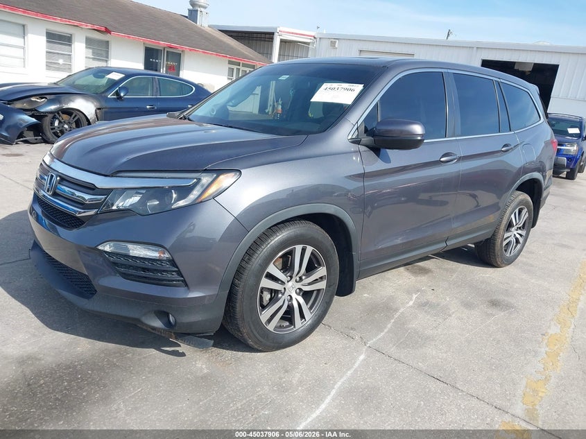 Vin: 5fnyf6h57gb127022, lot: 45535423, honda pilot ex-l 20162
