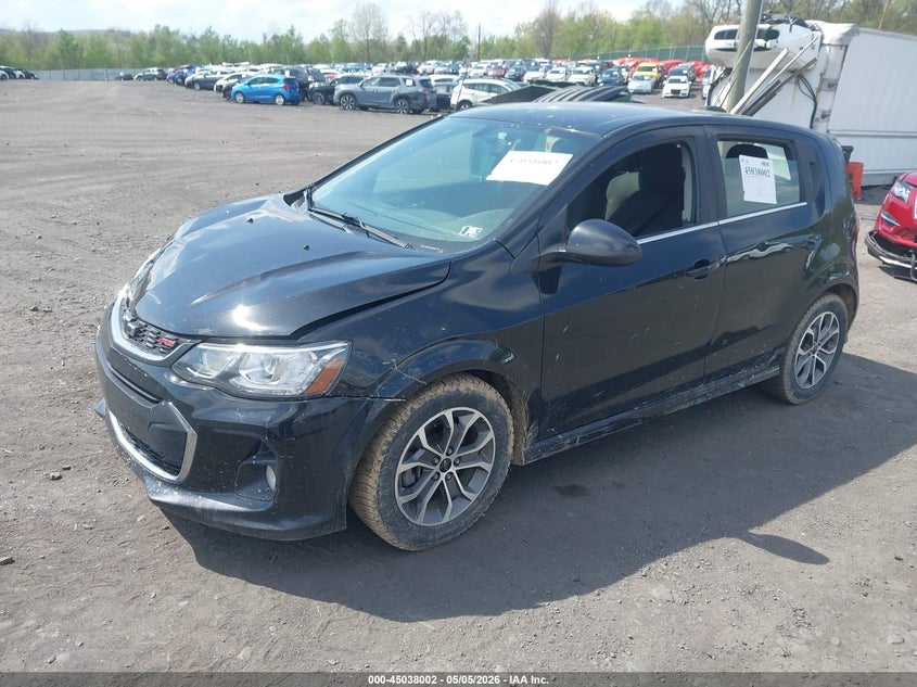 Vin: 1g1jd6sb6k4110954, lot: 45535519, chevrolet sonic lt auto 20192