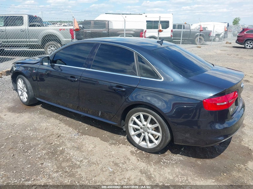 Vin: wauffafl1en025951, lot: 45535579, audi a4 2.0t premium 20143