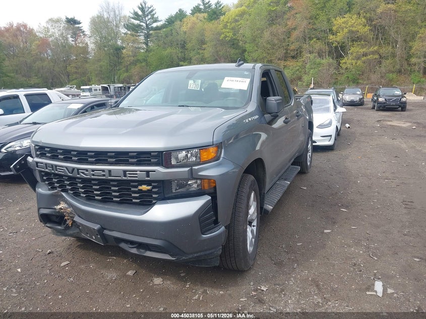 2020 Chevrolet Silverado 1500 4wd  Standard Bed Custom 1GCRYBEH7LZ135910 photo 1
