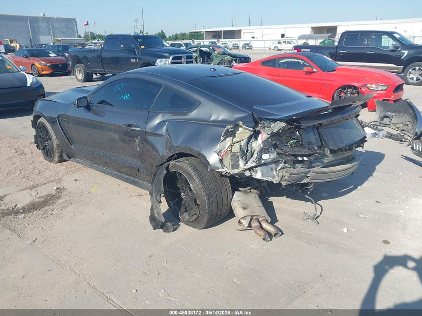 Vin: 1fa6p8jz7g5523312, lot: 45535689, ford shelby gt350 20163