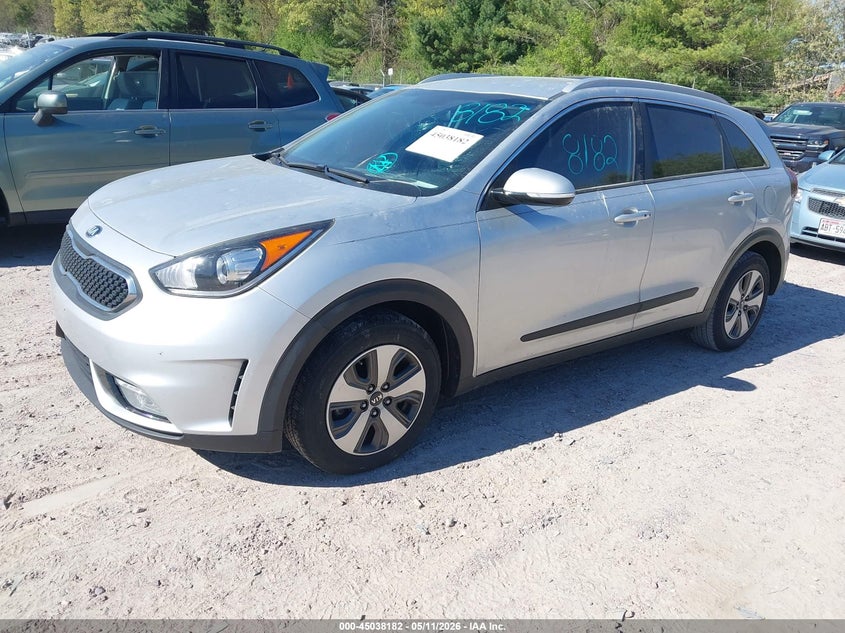 Vin: kndcc3lc4h5056260, lot: 45535699, kia niro ex 20172