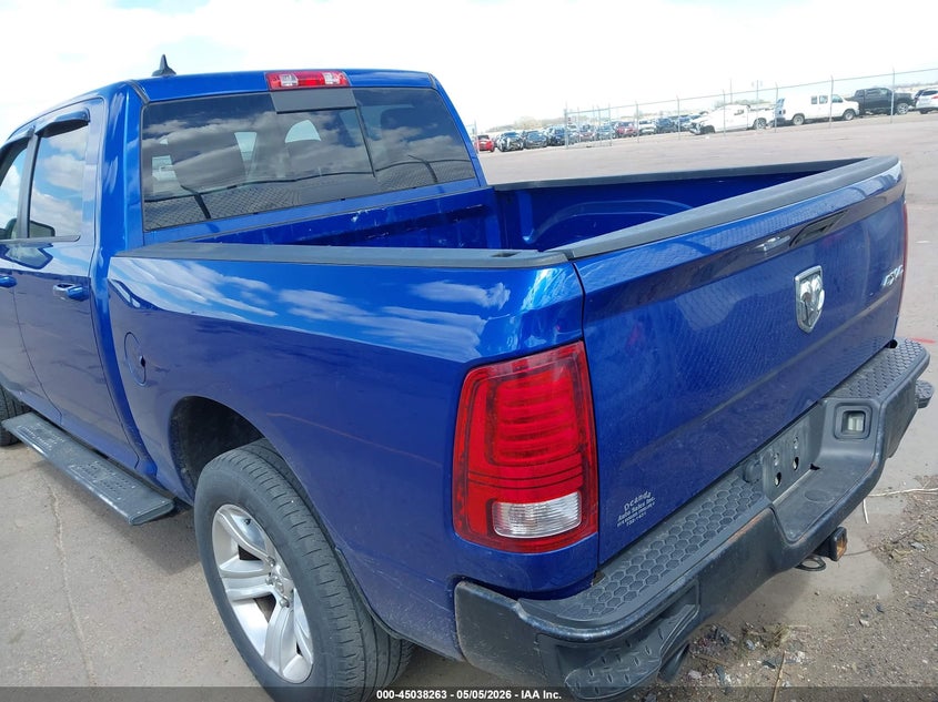 Vin: 1c6rr7mtxes452017, lot: 45535780, ram 1500 sport 20143