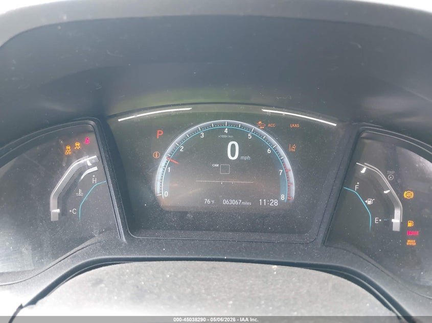 VIN 2HGFC2F65KH529064 2019 HONDA CIVIC LX