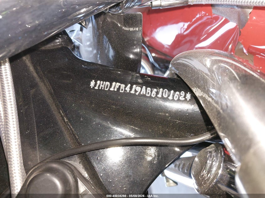 2010 Harley-Davidson Flhr VIN: 1HD1FB419AB610162 Lot: 45038298