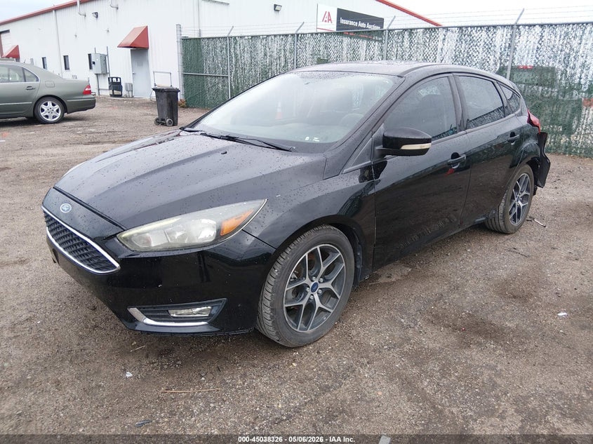 Vin: 1fadp3m22hl229693, lot: 45535843, ford focus sel 20172
