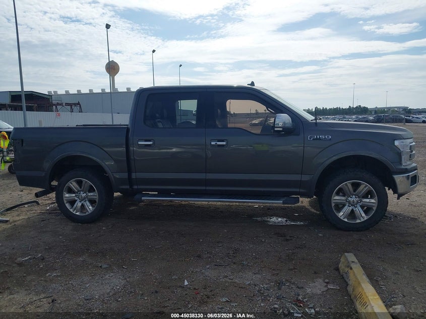 VIN 1FTEW1C5XJKD17274 2018 FORD F-150 LARIAT