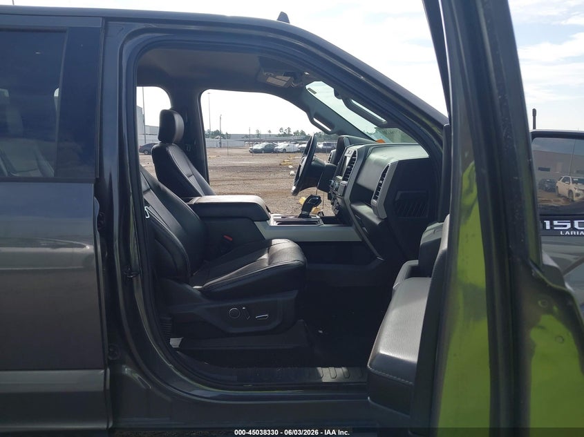 VIN 1FTEW1C5XJKD17274 2018 FORD F-150 LARIAT