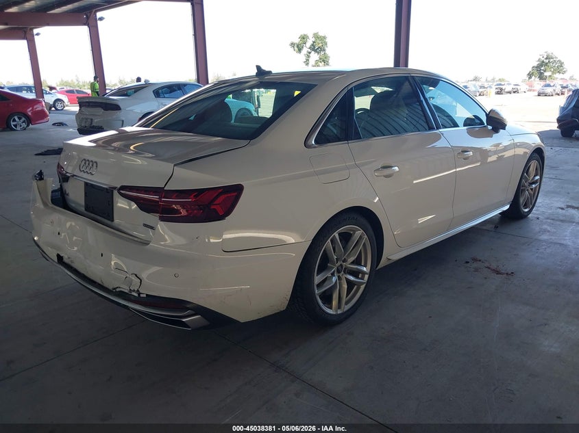Vin: waudaaf40rn010314, lot: 45535898, audi a4 premium 45 tfsi s line quattro s tronic 20244
