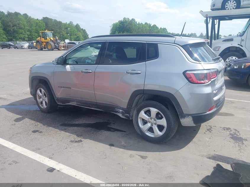 Vin: 3c4njdbb3jt199395, lot: 45535973, jeep compass latitude 4x4 20183