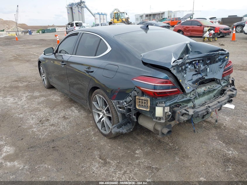 Vin: kmtg54te4nu093850, lot: 45535977, genesis g70 3.3t rwd 20223