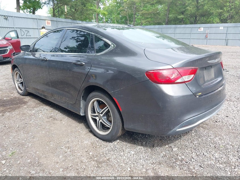 Vin: 1c3cccabxfn658575, lot: 45535999, chrysler 200 limited 20153