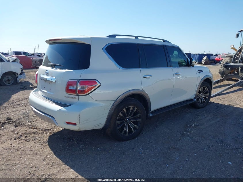 Vin: jn8ay2nf3h9300987, lot: 45536000, nissan armada platinum 20174