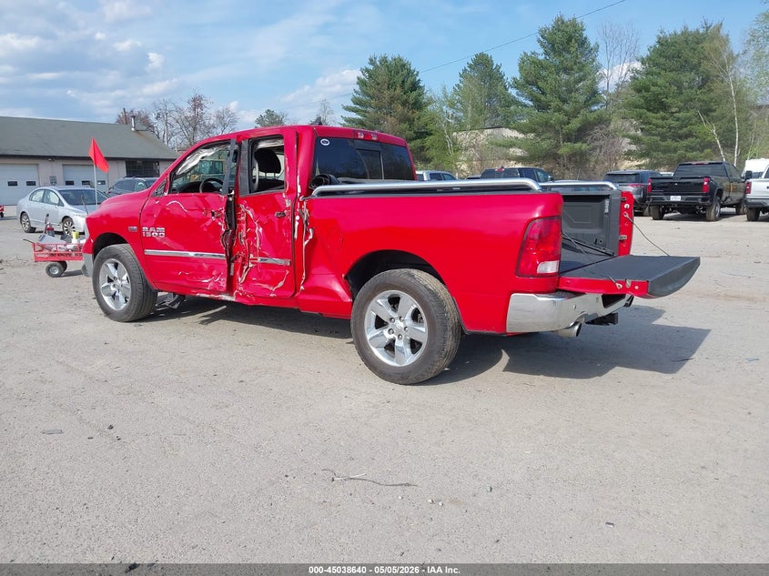 Vin: 1c6rr7gt2hs509570, lot: 45536156, ram 1500 big horn  4x4 6'4 box 20173