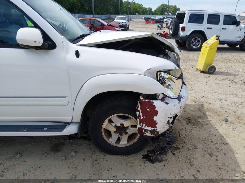 2002 Toyota Sequoia Limited V8 VIN: 5TDZT38A12S106678 Lot: 45038667