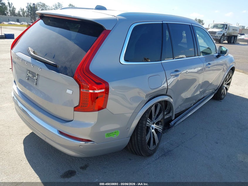 Vin: yv4h600n0p1954701, lot: 45536210, volvo xc90 recharge plug-in hybrid t8 plus 6-seater 20234