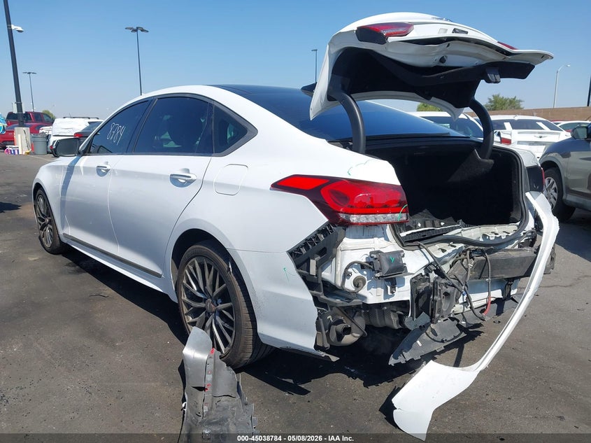 Vin: kmhgn4je9ku302606, lot: 45536301, genesis g80 3.8 20193