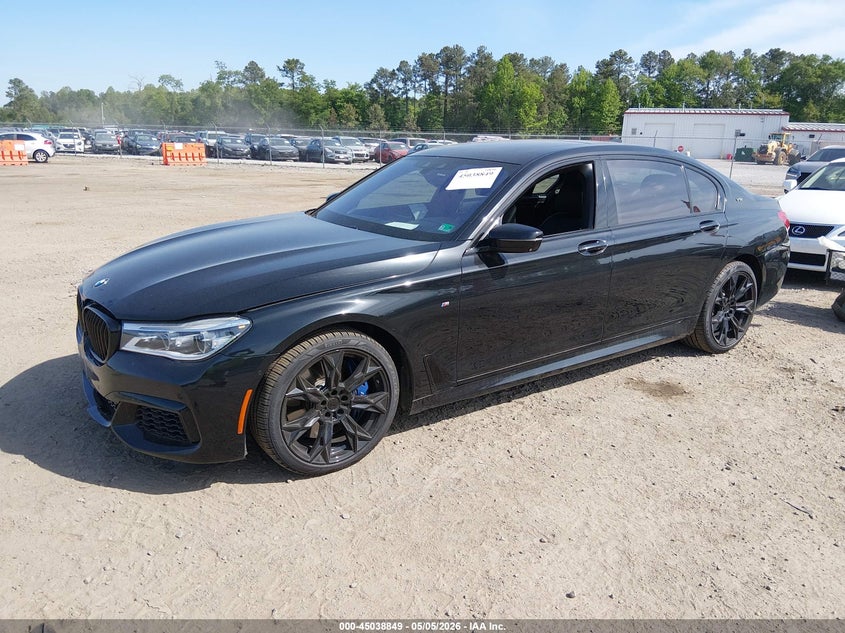 Vin: wba7h6c56kg615063, lot: 45536366, bmw m760i xdrive 20192