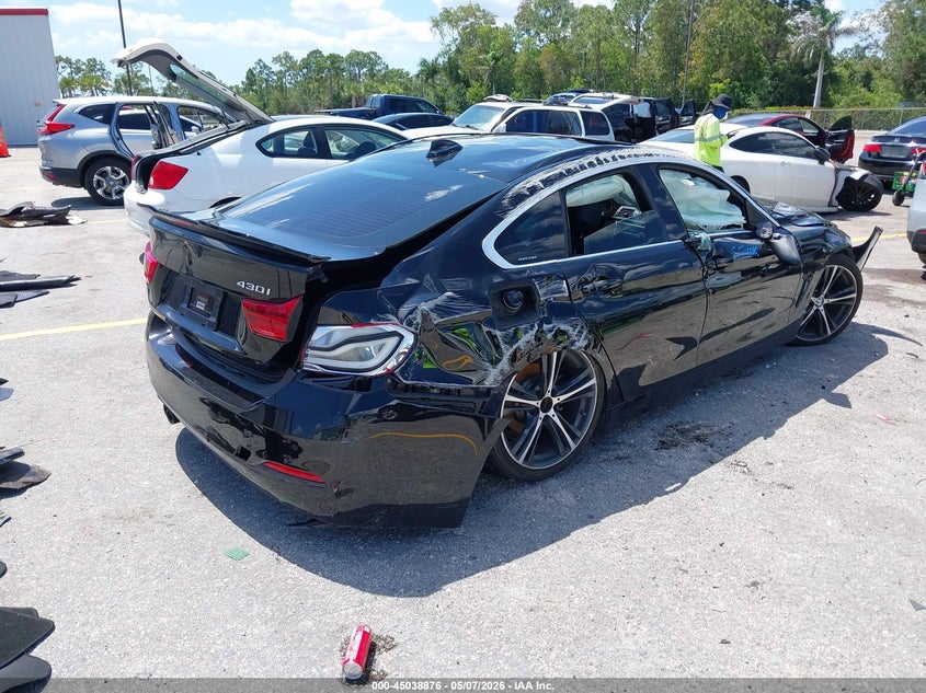 Vin: wba4j1c51jbg80735, lot: 45536393, bmw 430i gran coupe 20184