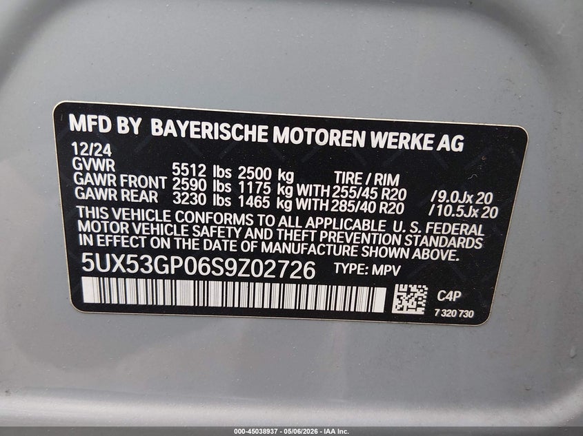 2025 BMW X3 30 XDRIVE — Photo 9